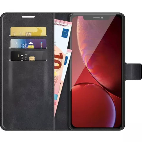 Just in Case TPU Wallet Case Magnetic hoesje geschikt voor iPhone 13 Pro - zwart