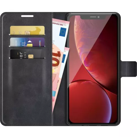 Just in Case TPU Wallet Case Magnetic hoesje voor iPhone 13 Pro Max - zwart
