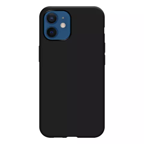 Just in Case Soft TPU Case hoesje voor iPhone 12 en iPhone 12 Pro - zwart