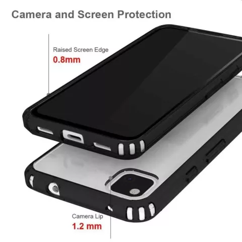 Armor-X Rugged Case hoesje voor iPhone 13 Pro Max - zwart