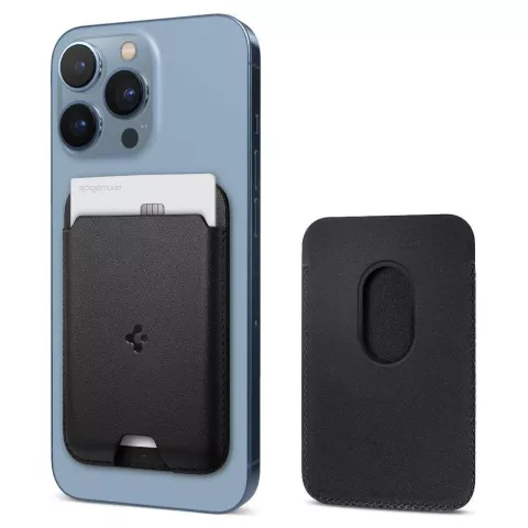 Spigen Valentinus MagFit Card Holder voor 2 pasjes - Zwart