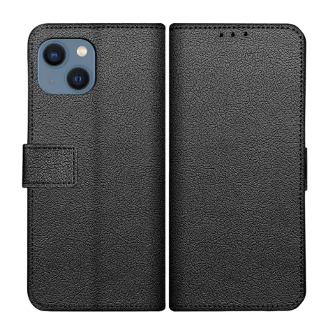 Just in Case Wallet Case hoesje geschikt voor iPhone 14 Plus - zwart