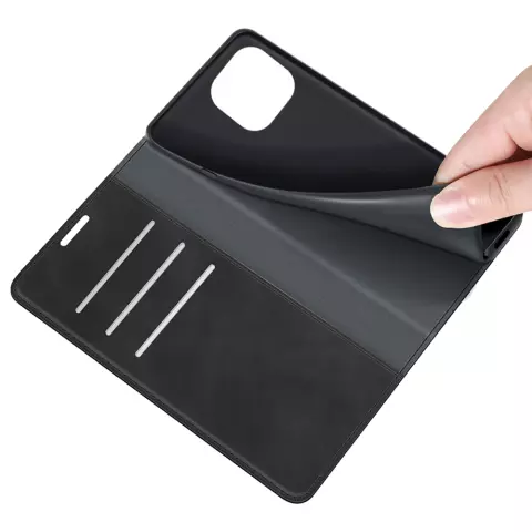 Just in Case Wallet Case Magnetic hoesje voor iPhone 14 - zwart