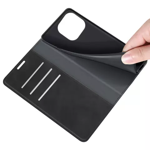 Just in Case Wallet Case Magnetic hoesje voor iPhone 14 Pro Max - zwart