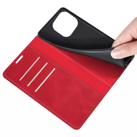 Just in Case Wallet Case Magnetic hoesje voor iPhone 14 Pro Max - rood