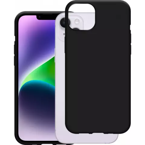 Just in Case Soft TPU Case hoesje voor iPhone 14 Plus - zwart