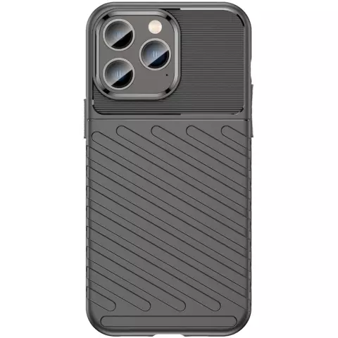 Just in Case TPU Grip Case hoesje voor iPhone 14 Pro - zwart