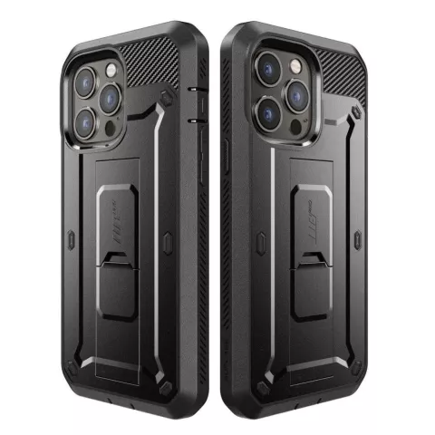 Supcase Unicorn Beetle Belt Clip hoesje geschikt voor iPhone 14 Pro - zwart