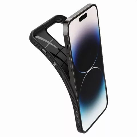 Spigen Liquid Air Case hoesje geschikt voor iPhone 14 Pro Max - zwart