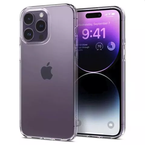 Spigen Liquid Crystal Case hoesje geschikt voor iPhone 14 Pro Max - Crystal transparant