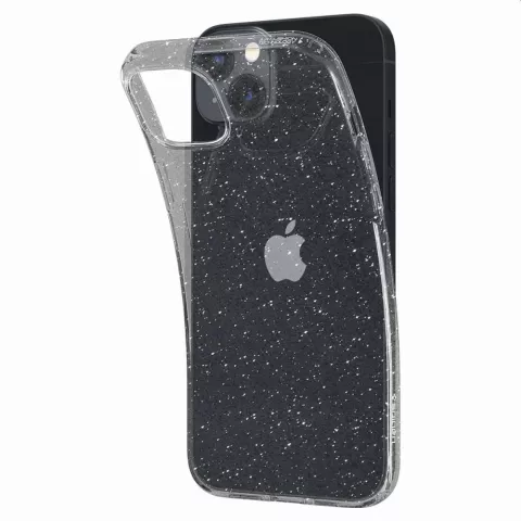 Spigen Liquid Crystal Glitter Case hoesje geschikt voor iPhone 14 Plus - transparant