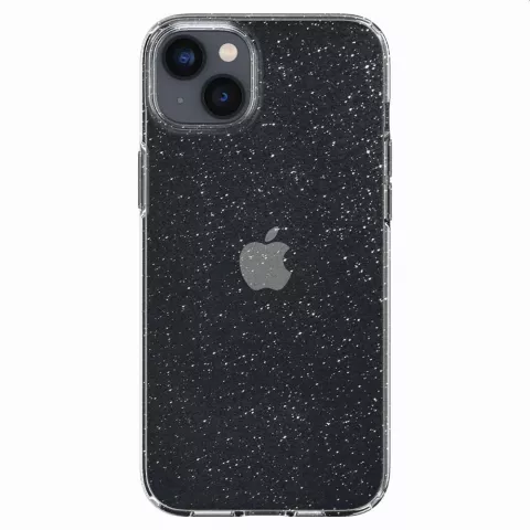Spigen Liquid Crystal Glitter Case hoesje voor iPhone 14 - transparant