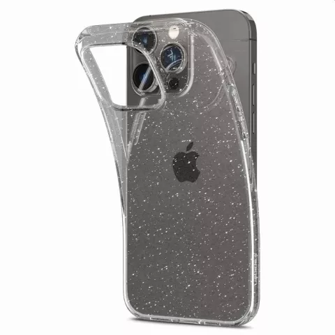 Spigen Liquid Crystal Glitter Case hoesje voor iPhone 14 Pro Max - transparant