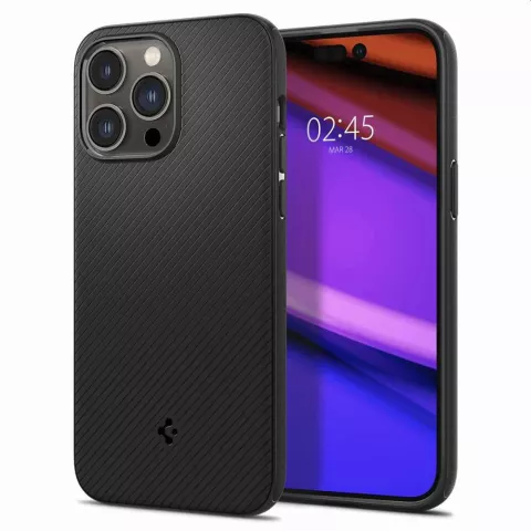 Spigen Mag Armor Case hoesje geschikt voor iPhone 14 Pro - zwart Magfit