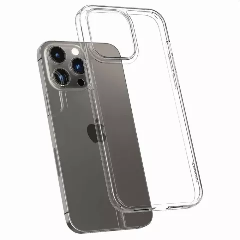 Spigen Air Skin Hybrid Case hoesje voor iPhone 14 Pro - Crystal transparant