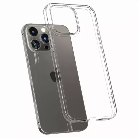 Spigen Air Skin Hybrid Case hoesje voor iPhone 14 Pro Max - Crystal transparant