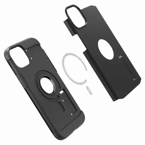 Spigen Tough Armor Mag Case hoesje voor iPhone 14 - zwart
