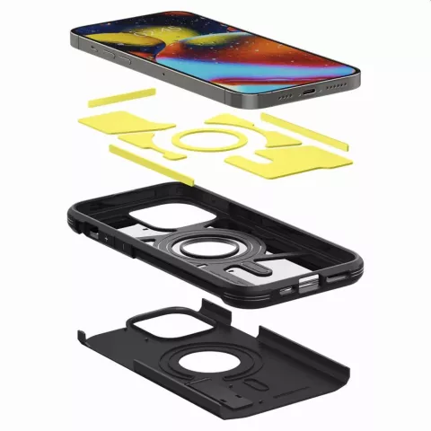 Spigen Tough Armor Mag Case hoesje geschikt voor iPhone 14 Pro - zwart