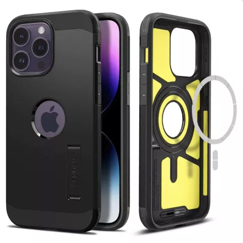 Spigen Tough Armor Mag Case hoesje geschikt voor iPhone 14 Pro Max - zwart
