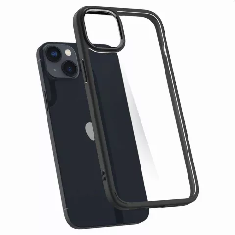 Spigen Ultra Hybrid Case hoesje voor iPhone 14 - mat zwart