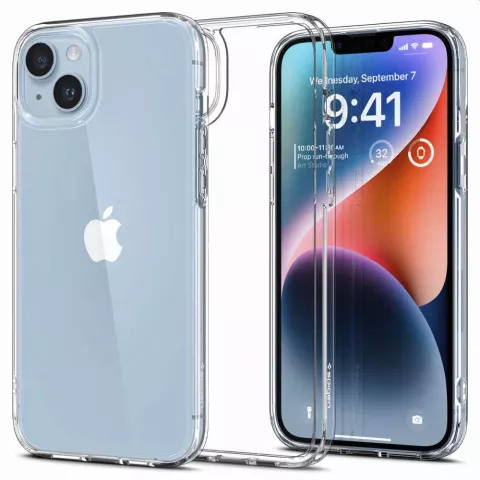 Spigen Ultra Hybrid Case hoesje voor iPhone 14 Plus - Crystal transparant