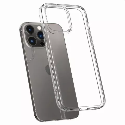 Spigen Ultra Hybrid Case hoesje voor iPhone 14 Pro - Crystal transparant