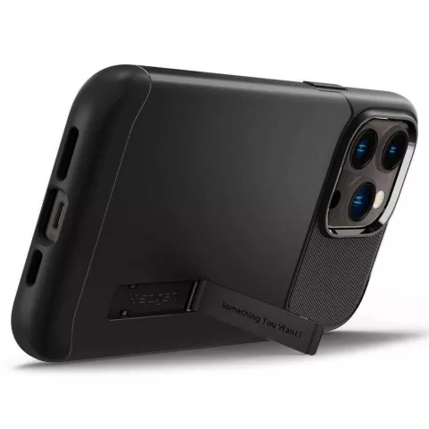 Spigen Slim Armor Case hoesje geschikt voor iPhone 14 Pro Max - zwart