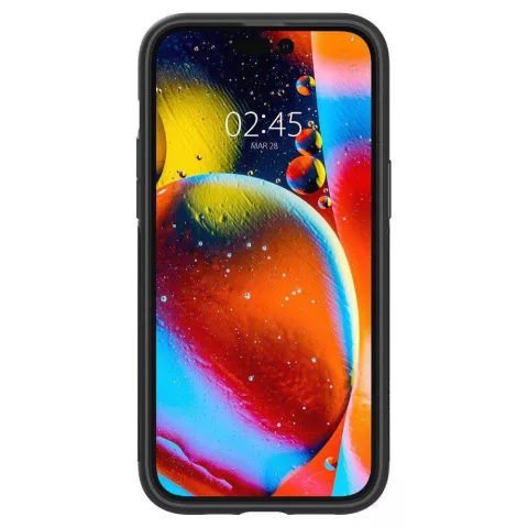 Spigen Slim Armor Case hoesje geschikt voor iPhone 14 Pro Max - zwart