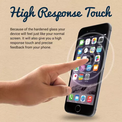 Just in Case Tempered Glass geschikt voor iPhone X en XS - gehard glas