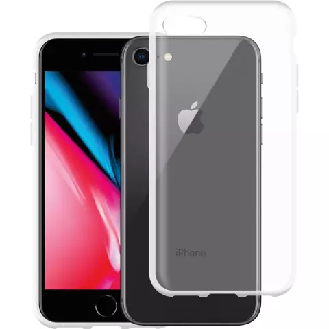 Just in Case Soft TPU case hoesje geschikt voor iPhone SE 2020 en iPhone SE 2022 - doorzichtig