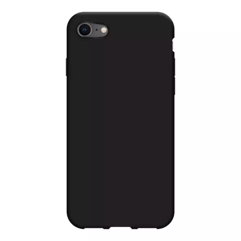 Just in Case Soft TPU Case met Koord hoesje voor iPhone 7, 8, SE 2020 en SE 2022 - zwart