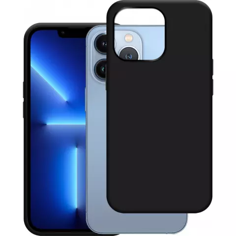 Just in Case Soft TPU Hoesje met Koord geschikt voor iPhone 13 Pro - zwart