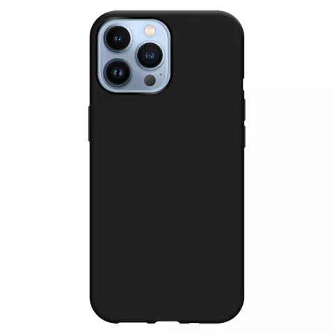 Just in Case Soft TPU Hoesje met Koord geschikt voor iPhone 13 Pro Max - zwart