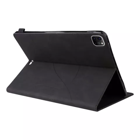 Just in Case Business Book Case hoes voor iPad Air 4 2020 &amp; iPad Air 5 2022 - zwart