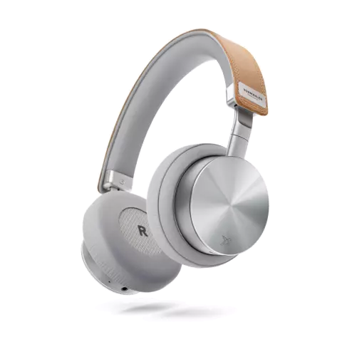 Vonm&auml;hlen Concert One On-Ear Leather Bluetooth Headphone - Silver