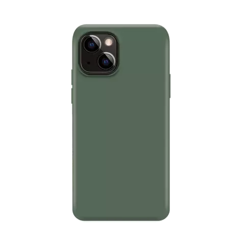 Xqisit NP Silicone case Anti Bac hoesje geschikt voor iPhone 14 - groen