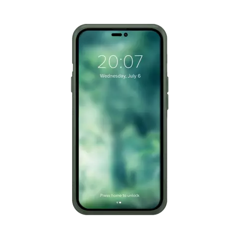 Xqisit NP Silicone case Anti Bac hoesje geschikt voor iPhone 14 Pro - groen