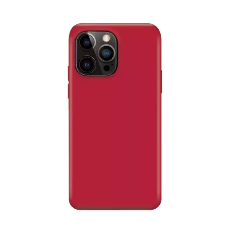 Xqisit NP Silicone case Anti Bac hoesje voor iPhone 14 Pro - rood