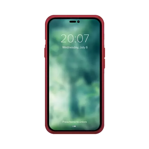 Xqisit NP Silicone case Anti Bac hoesje geschikt voor iPhone 14 Pro - rood
