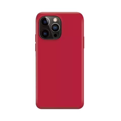 Xqisit NP Silicone Case Anti Bac hoesje voor iPhone 14 Pro Max - rood
