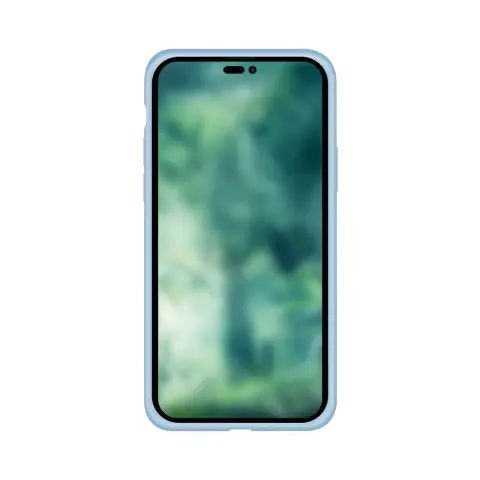 Xqisit NP Silicone Case Anti Bac hoesje geschikt voor iPhone 14 Pro - lichtblauw