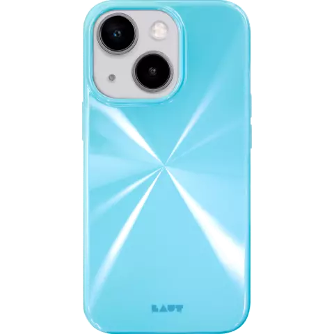 Laut Huex Reflect hoesje geschikt voor iPhone 14 - lichtblauw