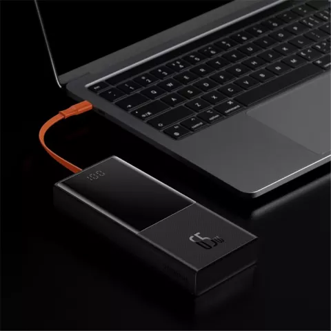 Baseus Elf 20000mAh PowerBank 65W USB-C Fast Charging voor Laptop, Telefoon en Tablet