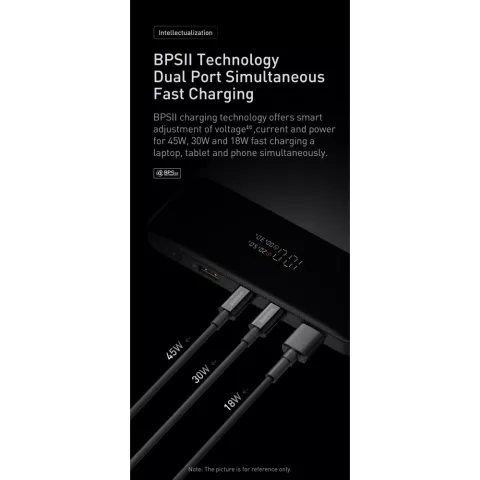 Baseus Blade 20000mAh 100W Krachtige Laptop Powerbank 2x USB-C PD 2x USB-A Fast Charging