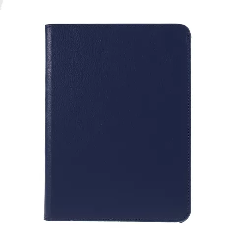 Lederen Litchi Grain iPad Pro 12.9-inch (2018 2020 2021 2022) Hoes Draaibare Case met Cover - Blauw