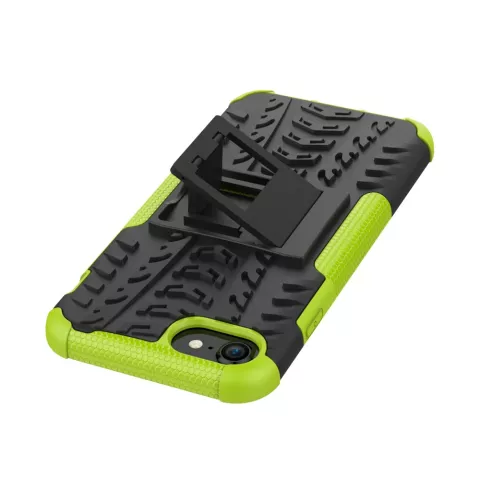 Shockproof bescherming hoesje iPhone 7 8 SE 2020 SE 2022 case - Groen