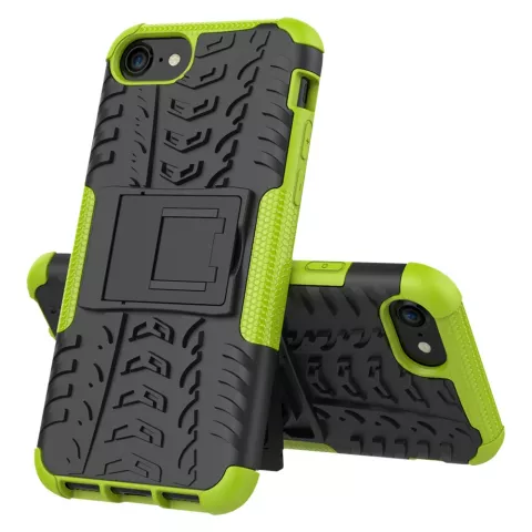 Shockproof bescherming hoesje iPhone 7 8 SE 2020 SE 2022 case - Groen