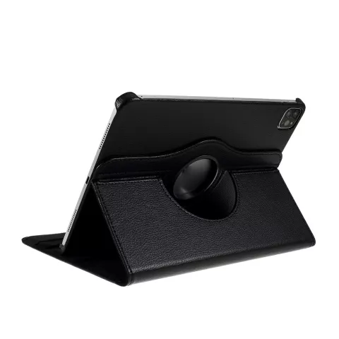 360 Rotating bookcase hoes geschikt voor iPad Pro 11 inch (2018 2020 2021 2022) &amp; iPad Air 4 en 5 - zwart