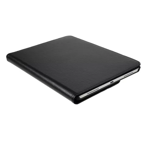 360 Rotating bookcase hoes geschikt voor iPad Pro 11 inch (2018 2020 2021 2022) &amp; iPad Air 4 en 5 - zwart