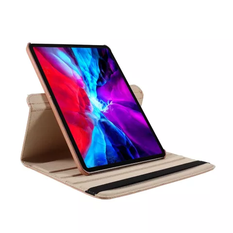 360 Rotating bookcase iPad Pro 11 inch (2018 2020 2021 2022) &amp; iPad Air 4 en iPad Air 5 - rose gold